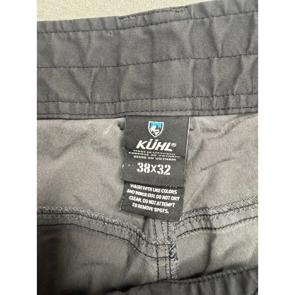 Kuhl Revolvr Pants Mens 38x32 Dark Gray Outdoor Hiking Stretch Performance
